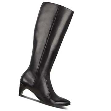 Ecco Shape 45 High-cut Pointy Sleek 2.0 Støvler Dame Svarte | NO 32UZG